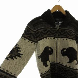 POLO RALPH LAUREN カーディガン ニット カウチン ノルディック 長袖 XL 茶 ブラウン ベージュ