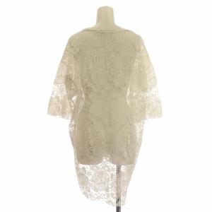 HYSTERIC GLAMOUR カットソー 半袖 レース ファックベアー くま Tシャツ F 白 ホワイト