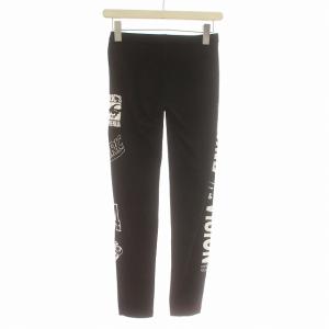 HYSTERIC GLAMOUR レギンス トレンカ パンツ ロゴ F 黒 ブラック