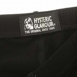 HYSTERIC GLAMOUR レギンス トレンカ パンツ ロゴ F 黒 ブラック
