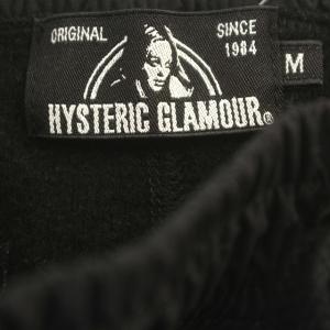 HYSTERIC GLAMOUR スウェットパンツ イージー トラックパンツ ロゴ M 黒 ブラック