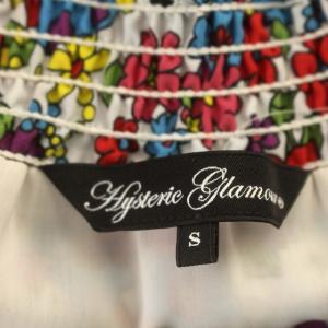 HYSTERIC GLAMOUR スカート ロング 花柄 スリット S マルチカラー