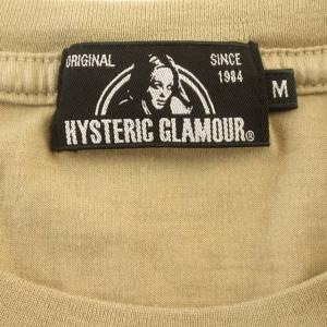 HYSTERIC GLAMOUR Tシャツ 半袖 ロゴ カットソー M ベージュ /G