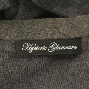 HYSTERIC GLAMOUR スタッズカーディガン ニット カーディガン M グレー
