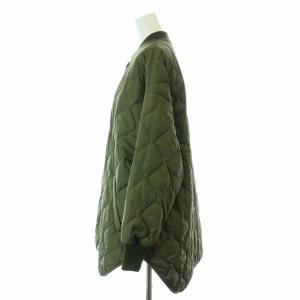 Spick&Span 23AW PeキルティングBZ ブルゾン ジャケット 中わた ミドル丈 36 S カーキ 23011200900240