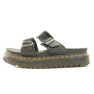 Dr.Martens MYLES サンダル 厚底 ベルト レザー US8 25cm 黒 ブラック /BB