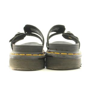 Dr.Martens MYLES サンダル 厚底 ベルト レザー US8 25cm 黒 ブラック /BB