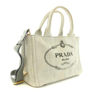 PRADA CANAPA S トートバッグ グレー 1BG439