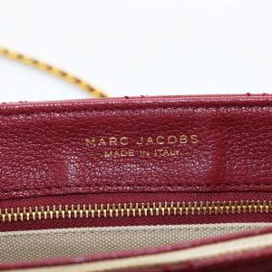 MARC JACOBS ショルダーバッグ キルティング チェーン レザー ボルドー