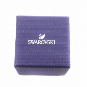 SWAROVSKI ピアス 大粒 ベージュ ゴールドカラー