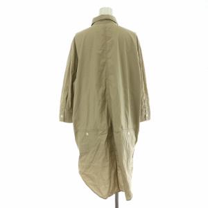 Acne Studios シャツワンピース ひざ丈 ワーク ビッグシルエット 長袖 ベージュ
