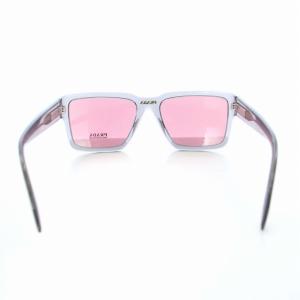 PRADA サングラス スクエア 5618 08U-0A0 140 2N グレー ピンク SPR 09Y