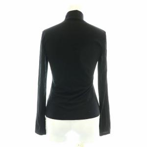 The Row Tシャツ カットソー 長袖 ハイネック ストレッチ S 黒 ブラック