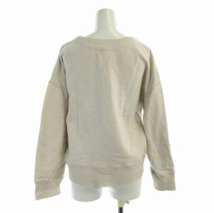 MHL. 22SS スウェット トレーナー プルオーバー ショート丈 七分袖 2 M アイボリー