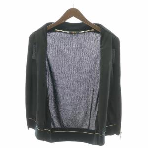 DAKS GOLF ベスト メッシュ ワッペン ハイネック M 黒 ブラック /NQ