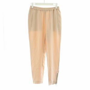 STELLA McCARTNEY イージーパンツ テーパード ストレッチ 裾ファスナー 36 XS ピンク /NQ