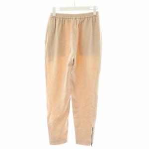 STELLA McCARTNEY イージーパンツ テーパード ストレッチ 裾ファスナー 36 XS ピンク /NQ