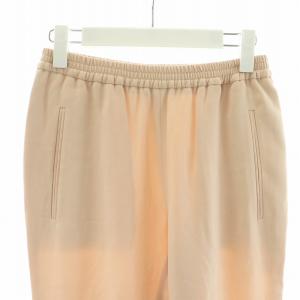 STELLA McCARTNEY イージーパンツ テーパード ストレッチ 裾ファスナー 36 XS ピンク /NQ