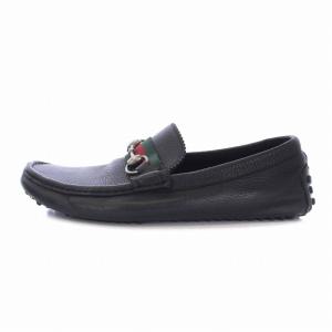 GUCCI グッチ ホースビットローファー ドライビングシューズ 白 27cm