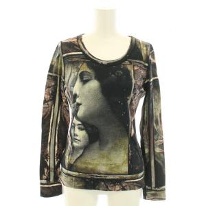 ロンT 絵画プリント 40 ブラック