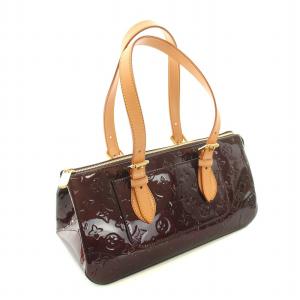 LOUIS VUITTON モノグラムヴェルニ ローズウッド・アヴェニュー アマラント ハンドバッグ ブラウン M93510