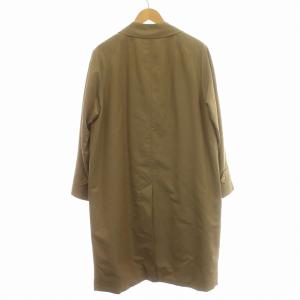 burberrys ビンテージ ステンカラーコート シルク混 ライナー付き 比翼ボタン M カーキベージュ