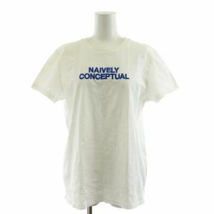 Tシャツ カットソー 半袖 刺繍 L 白 ホワイト /NQ