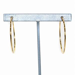 VENDOME AOYAMA ピアス フープ 両耳用 K18 イエローゴールド