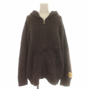 gelato pique 20AW セットアップ 上下 2点セット ナイトウェア ルームウェア ジップアップニットパーカー セーター プルオーバー ワッペン