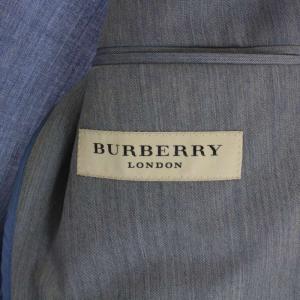 BURBERRY LONDON テーラードジャケット シングル 2B ウール 46 M 水色