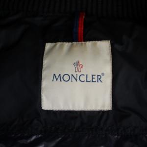 MONCLER MONCEAU ダウンベスト ジップアップ フード 1  紺