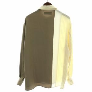 CULLNI Double Satin Bio Color Zip Shirt