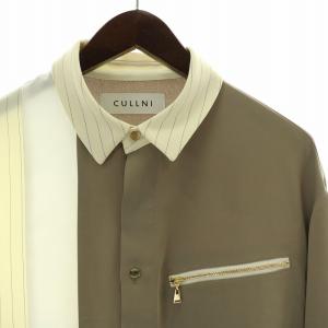 CULLNI Double Satin Bio Color Zip Shirt