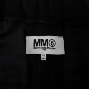 MM6 Maison Margiela イージーパンツ 38 M 黒 ブラック S32KA0380
