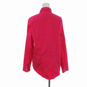 PAUL SMITH シャツ ブラウス スタンダードカラー 長袖 刺繍 L ピンク