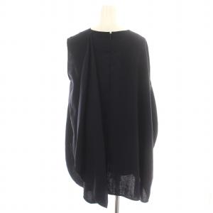 ENFOLD 17SS セットアップ 上下 ブラウス ノースリーブ アシンメトリー スラックスパンツ イージー タック