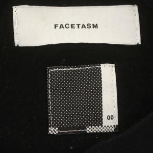 FACETASM Tシャツ 半袖 クルーネック ビッグシルエット 00 XL相当 黒 ブラック