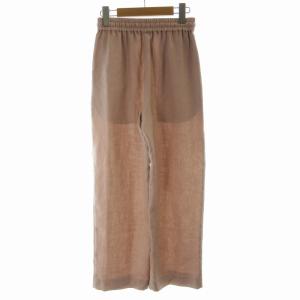 BEAUTY&YOUTH UNITED ARROWS リネンライクドローストイージーパンツ ストレート XS ピンク 1614-162-5757 /RO