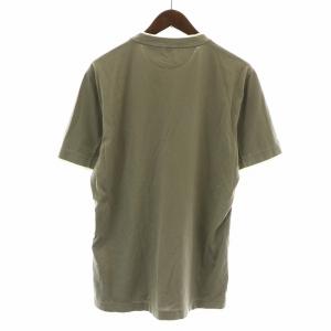BRUNELLO CUCINELLI Tシャツ カットソー 半袖 クルーネック レイヤード バイカラー L グレージュ 白 ホワイト /NW25