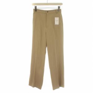 24SS タグ付き ウォッシャブルツイルストレートパンツ スラックス テーパード センタープレス 38