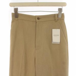 SLOBE IENA 24SS タグ付き ウォッシャブルツイルストレートパンツ スラックス テーパード センタープレス 38