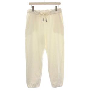 LEISURE スウェットパンツ イージーパンツ 白 ホワイト