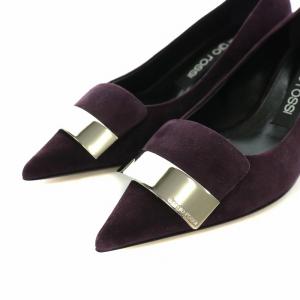 Sergio Rossi SR1 パンプス スエード 37 パープル