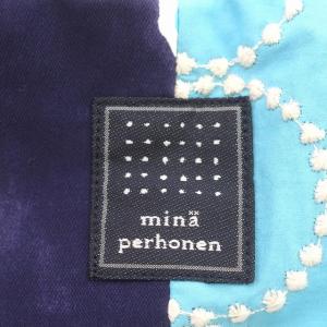 mina perhonen トートバッグ piece bag PI0001 ネイビー