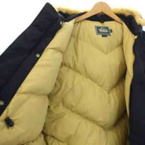 WOOLRICH Arctic Parka ダウンジャケット アウター ジップアップ フード L 紺 ネイビー 8243IT
