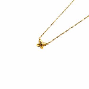 VENDOME AOYAMA ネックレス ペンダント ハート K18 ダイヤモンド 0.05ct イエローゴールド