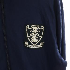 POLO RALPH LAUREN トラックジャケット ジップアップ ワッペン 刺繍 ハイネック M 長袖 紺 ネイビー