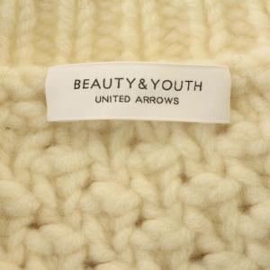 BEAUTY&YOUTH UNITED ARROWS カーディガン ニット ケーブルニット 長袖 ウール F オフホワイト 白