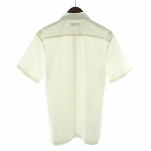 Theory 23SS Structure Knit Irving SS カッターシャツ ワイシャツ 半袖 S 白 ホワイト