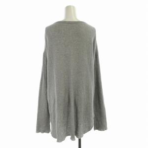 Deuxieme Classe 22SS ワッフルTシャツ カットソー ヘンリーネック 長袖 F グレー 22070500715010